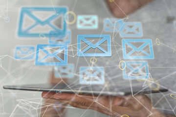 mail communication support contact concept service