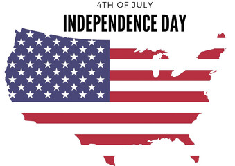 Happy Fourth of July. Independence day of the United States, 4th of July. 