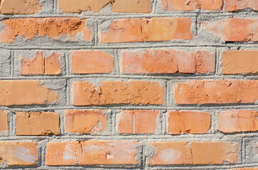 red brick texture. background.