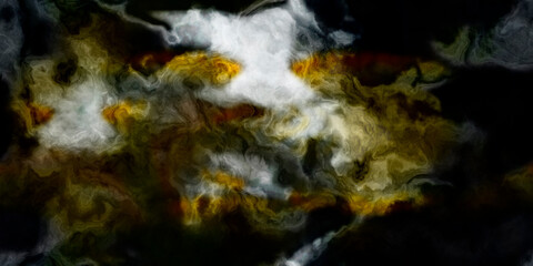 white, black and gold marbling smoke, seamless tile