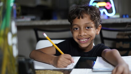 Child doing Homework