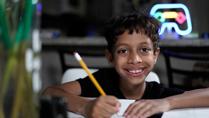Child doing Homework