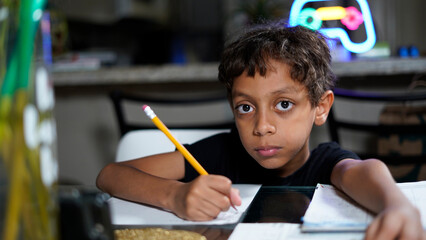Child doing Homework