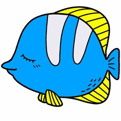 Ocean Animal Colorful Shark Fish