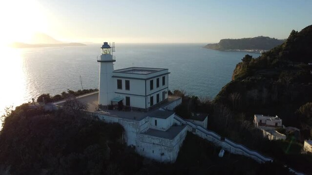 cool view on capo miseno lighthouse