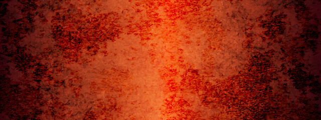 Abstract ancient creative red or orange grungy wall, Old grunge red or orange paper texture with space, Modern dark or red or orange background for any types of design related works.