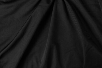 Obraz premium Black curtain texture and background