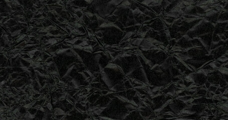 dark black crumpled paper texture background