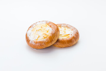 Bun with cottage cheese