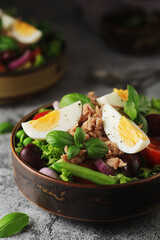 Nicoise salad - traditional French dish