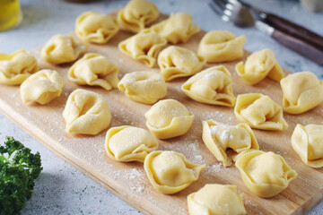 Tortellini - dumplings typical dish from Italian cuisine