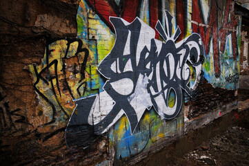 Graffiti tag fresques urbain