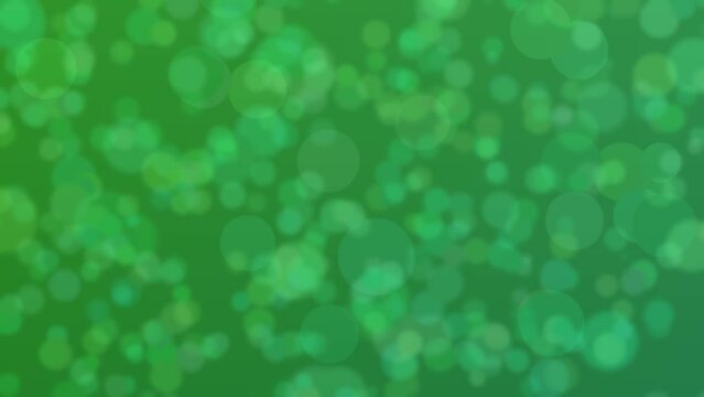 Motion graphics. Abstract background with bokeh. Soft light defocused spots