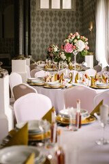wedding reception table