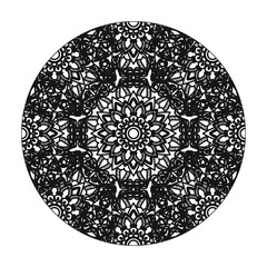 Vector round abstract circle. Mandala style.