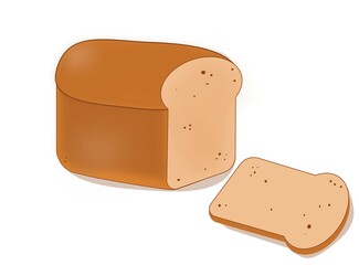 Illustration of bread for a bakery. vector