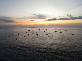 Tamarindo Bay at sunset
