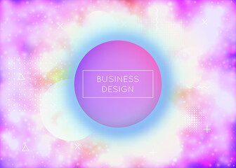 Gradient Fluid. Rainbow Presentation. Simple Dots. Tech Screen.