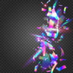Obraz premium Glitch Texture. Birthday Confetti. Disco Burst. Party Abstract B