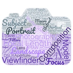 Photography word cloud