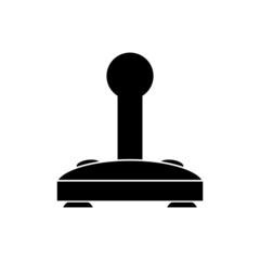 Game joystick icon on white background. Vector illustration.