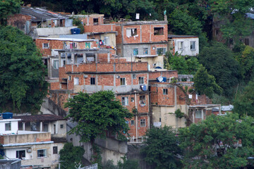 Fototapeta na wymiar Providencia shantytown in Rio de Janeiro, Brazil.
