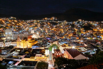 Fototapeta premium Night view in Guanajuato, Mexico