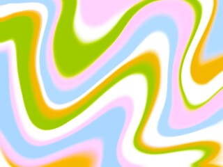 レインボーカラーのサイケな背景素材