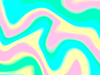 レインボーカラーのサイケな背景素材