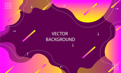 Trendy abstract templates for banners, posters. Contemporary gradient design.  Modern background.