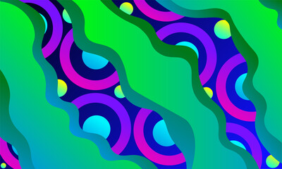 Trendy abstract templates for banners, posters. Contemporary gradient design.  Modern background.