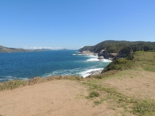 Fototapeta premium View of the coast of island