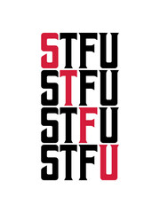 Buchstaben STFU Logo 