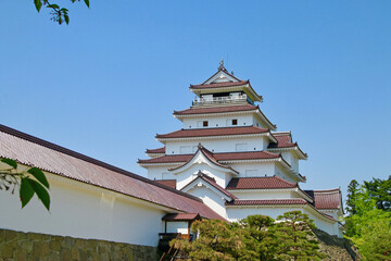 会津鶴ヶ城・天守閣（福島県・会津若松市）