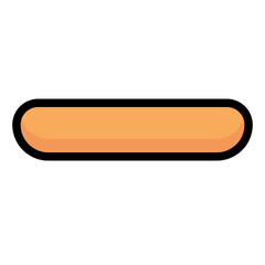 Hamburger bread icon