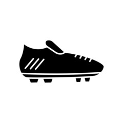 Soccer shoes icon vector. sport , soccer. solid icon style. simple design editable. Design simple illustration