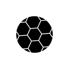 Fototapeta premium Ball icon vector. sport , soccer. solid icon style. simple design editable. Design simple illustration