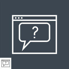 Web Page with Question Mark