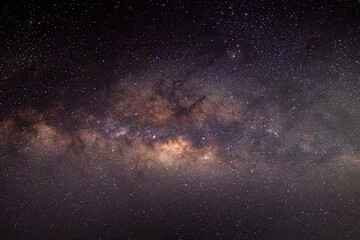 Center of galaxy, milky way in Thailand.