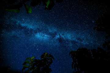 Fototapeta na wymiar Milky way in Thailand.