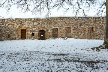 Kronoberg castle ruin in Vaxjo, Sweden