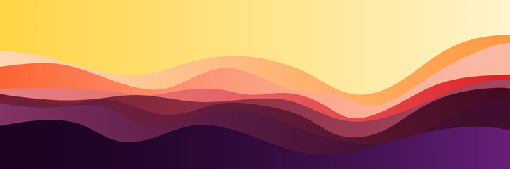 abstract colorful wave pattern vector illustration good for wallpaper, backdrop, background, web banner, and design template