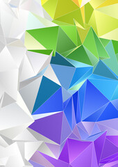 Abstract Low-Poly background. triangulated texture. Design 3d. Polygonal geometrical pattern. Triangular modern style