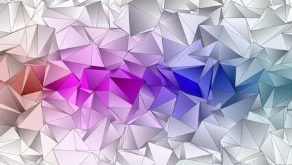 Obraz premium Abstract Low-Poly background. triangulated texture. Design 3d. Polygonal geometrical pattern. Triangular modern style