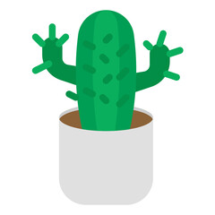 cactus flat icon