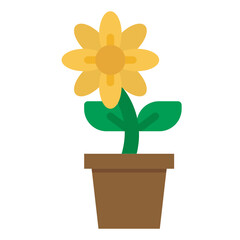flower flat icon