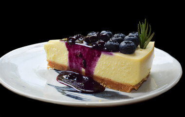 Blueberry Cheesecake Cake, sweet and delicious