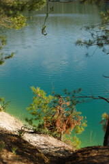 Blue Lakes. Chalkpit