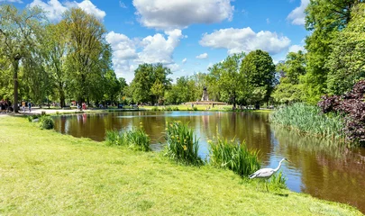Photo sur Plexiglas Amsterdam Vondelpark, Amsterdam, Holland  May 7th, 2022 - A general view of Vondelpark in Amsterdam, Holland.