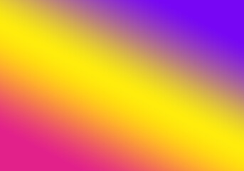 blue yellow pink with skew gradient